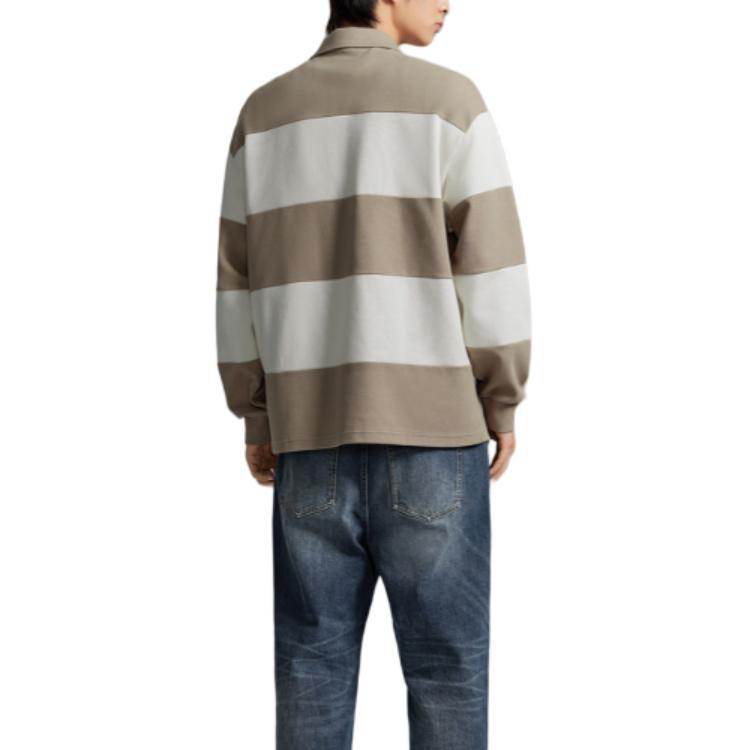 Свитшот Gxg Twill Letter Clash Wide Stripe Collar - Boxette Shop