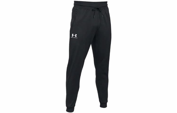 Under armour sportstyle sportstyle joggers cropped casual running long knit sweatpants men's black