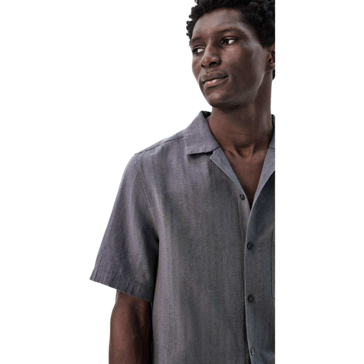 Льняная рубашка мужская H&M - Boxette Shop