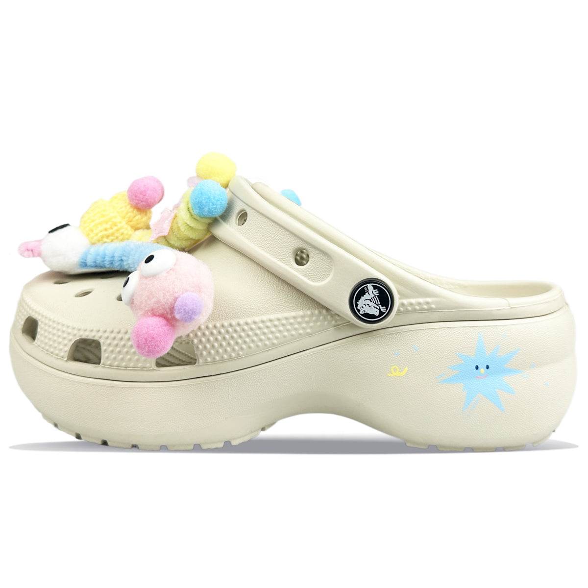 Шлепанцы женские Crocs Classic Platform Clog BNK Jumping Sugar EVA - Boxette Shop