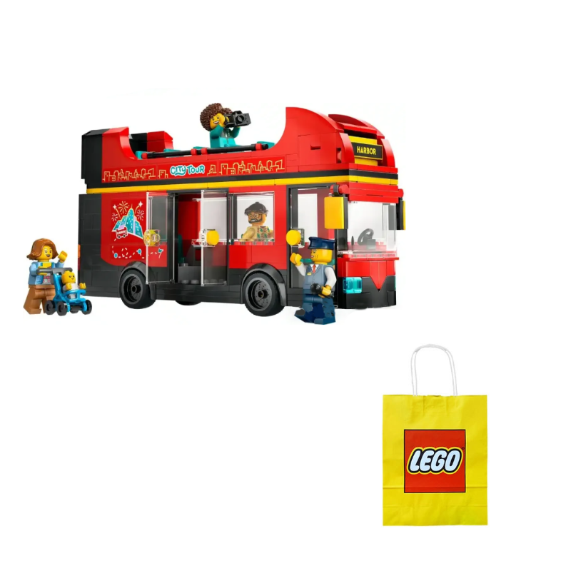 LEGO Constructor "Qizil ikki qavatli sayohat avtobusi" (60407)