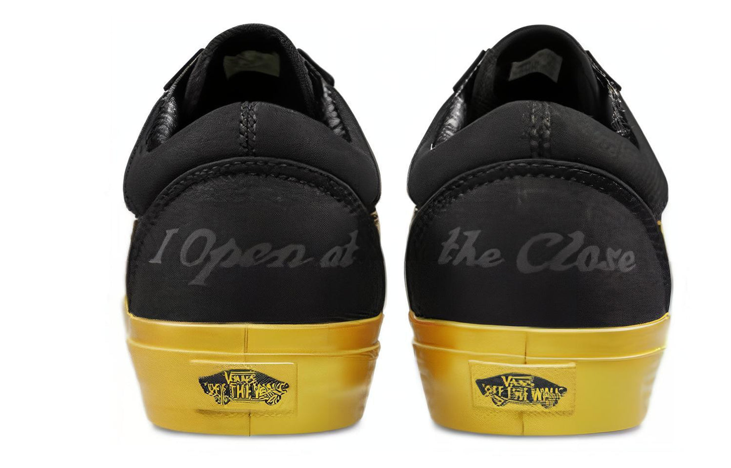 Гарри поттер x vans old skool collection harry potter co-branded gold flying thief low top board shoes men's and women's gold