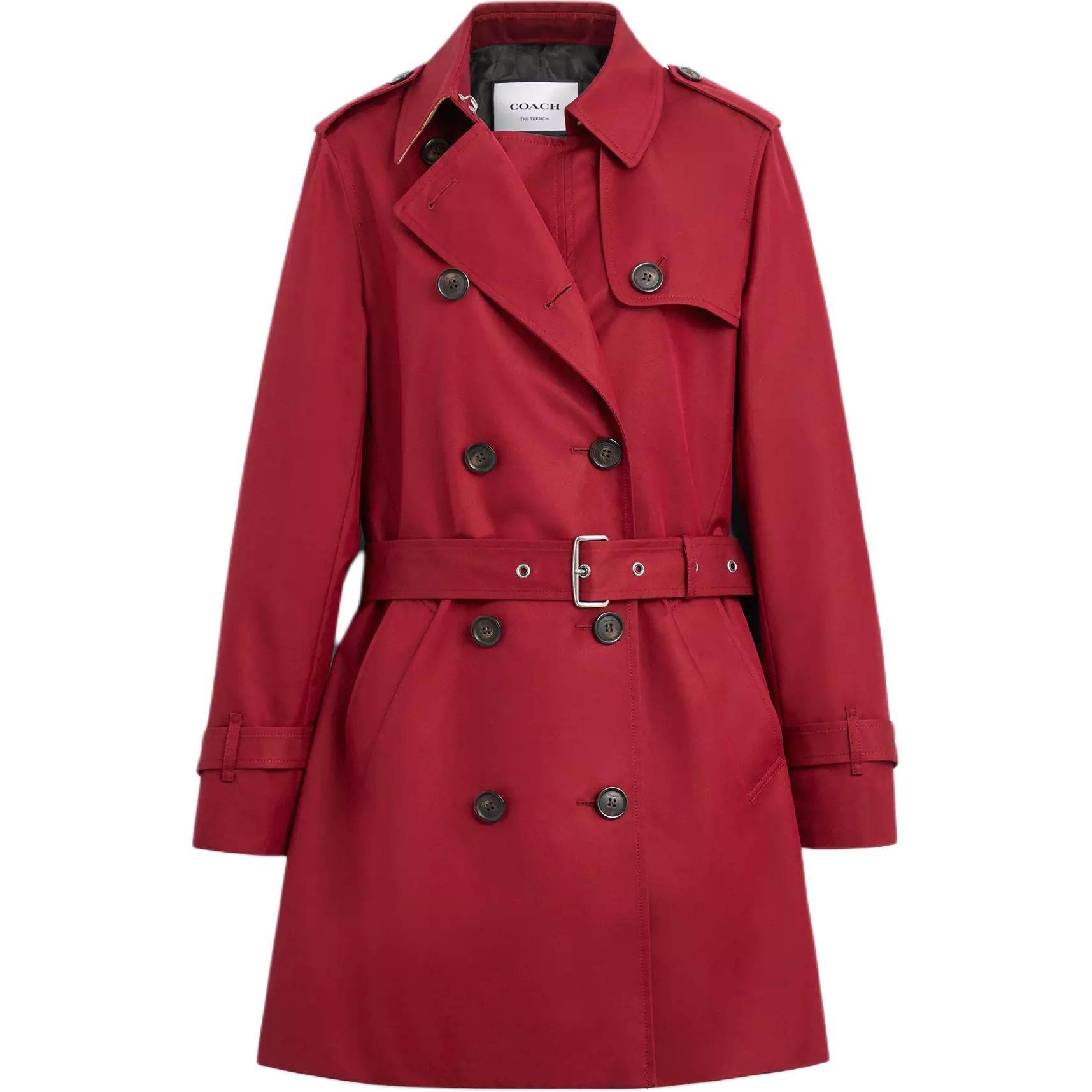 Тренч женский Coach Solid Mid - Boxette Shop