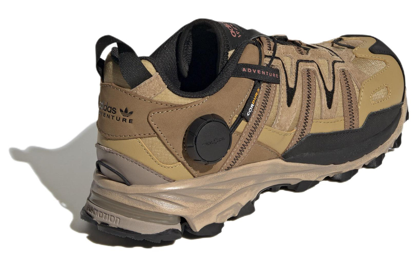 Adidas originals hyperturf gaiter outdoor functional shock absorbing slip resistant wear-resistant low top walking shoes men's and women's brown