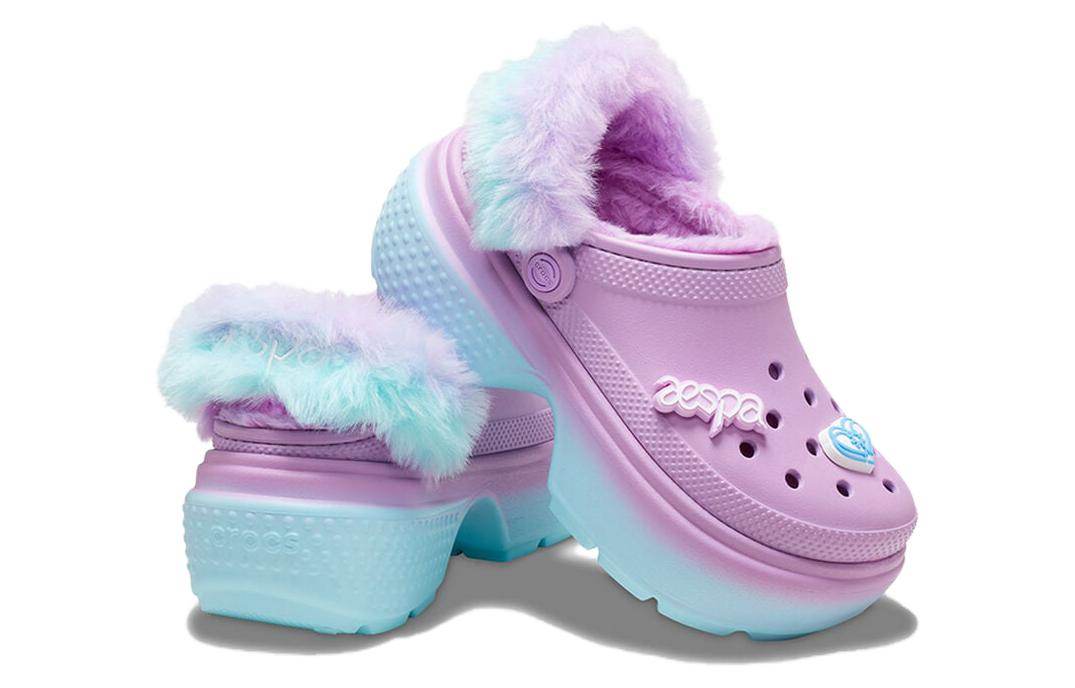 Шлепанцы Aespa x Crocs Crocs Stomp Snow House - Boxette Shop