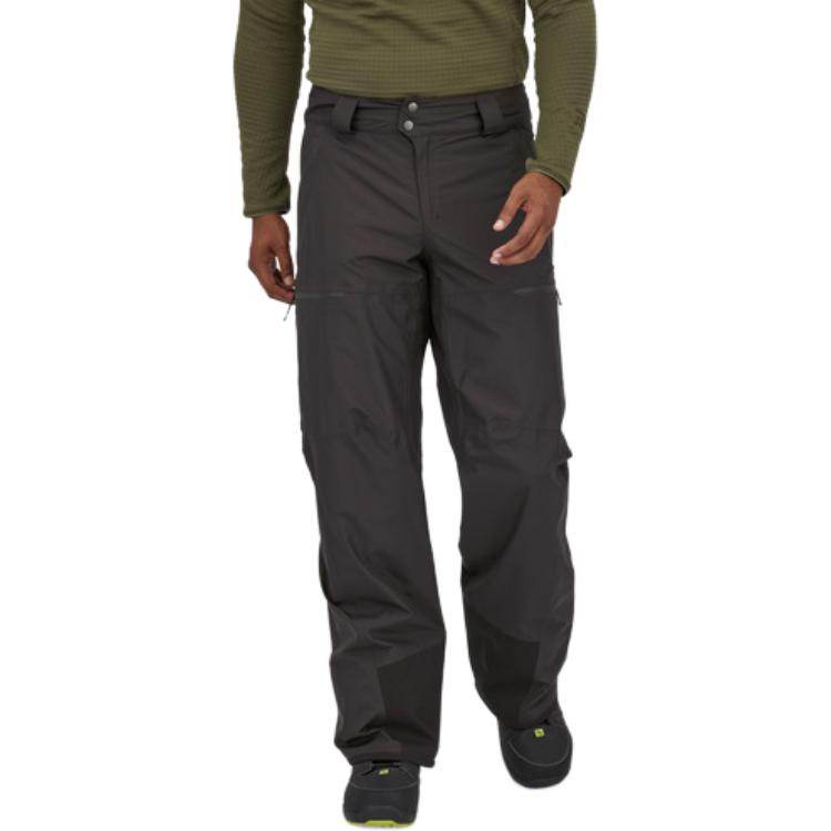 Patagonia powder town pants - короткие длинные повседневные водонепроницаемые дышащие лыжные брюки мужские однотонные - Boxette Shop