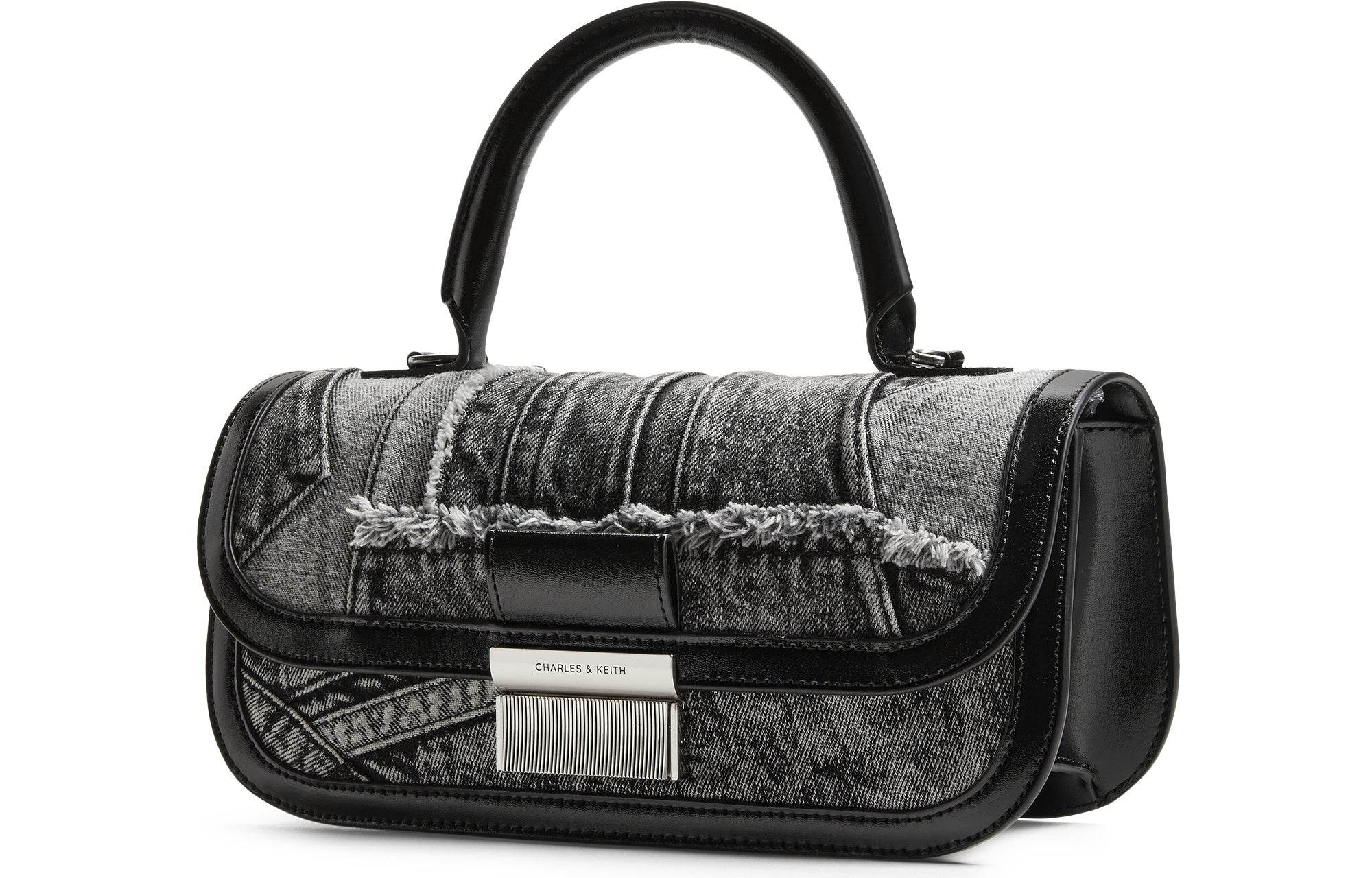 Сумка женская Charles&Keith Tannin Collection Patchwork Rectangular Flap - Boxette Shop