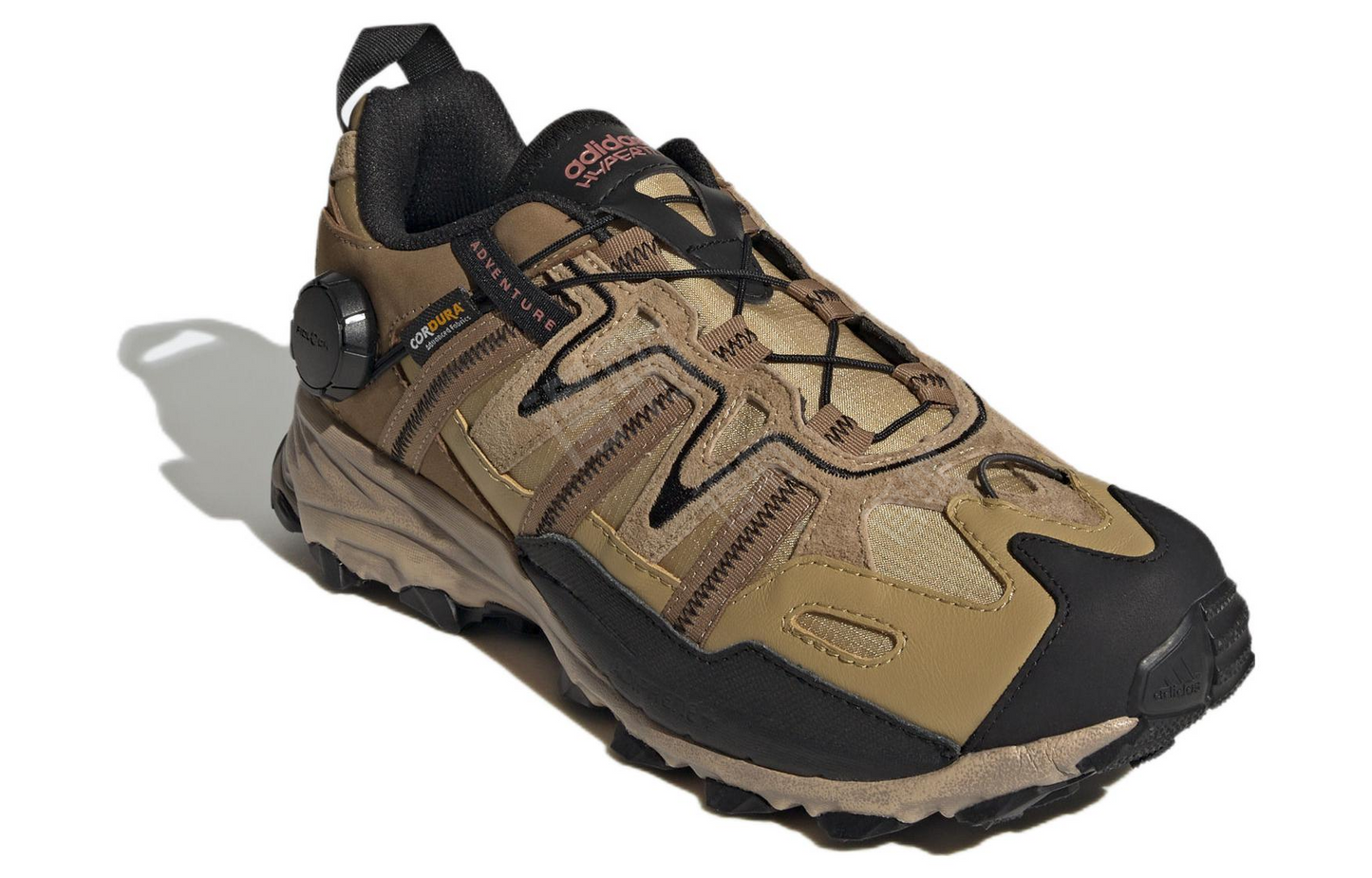 Adidas originals hyperturf gaiter outdoor functional shock absorbing slip resistant wear-resistant low top walking shoes men's and women's brown