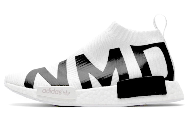 Adidas originals nmd cs1 primeknit удобные и универсальные нескользящая легкая низкопробная повседневная обувь мужские и женские модели белый