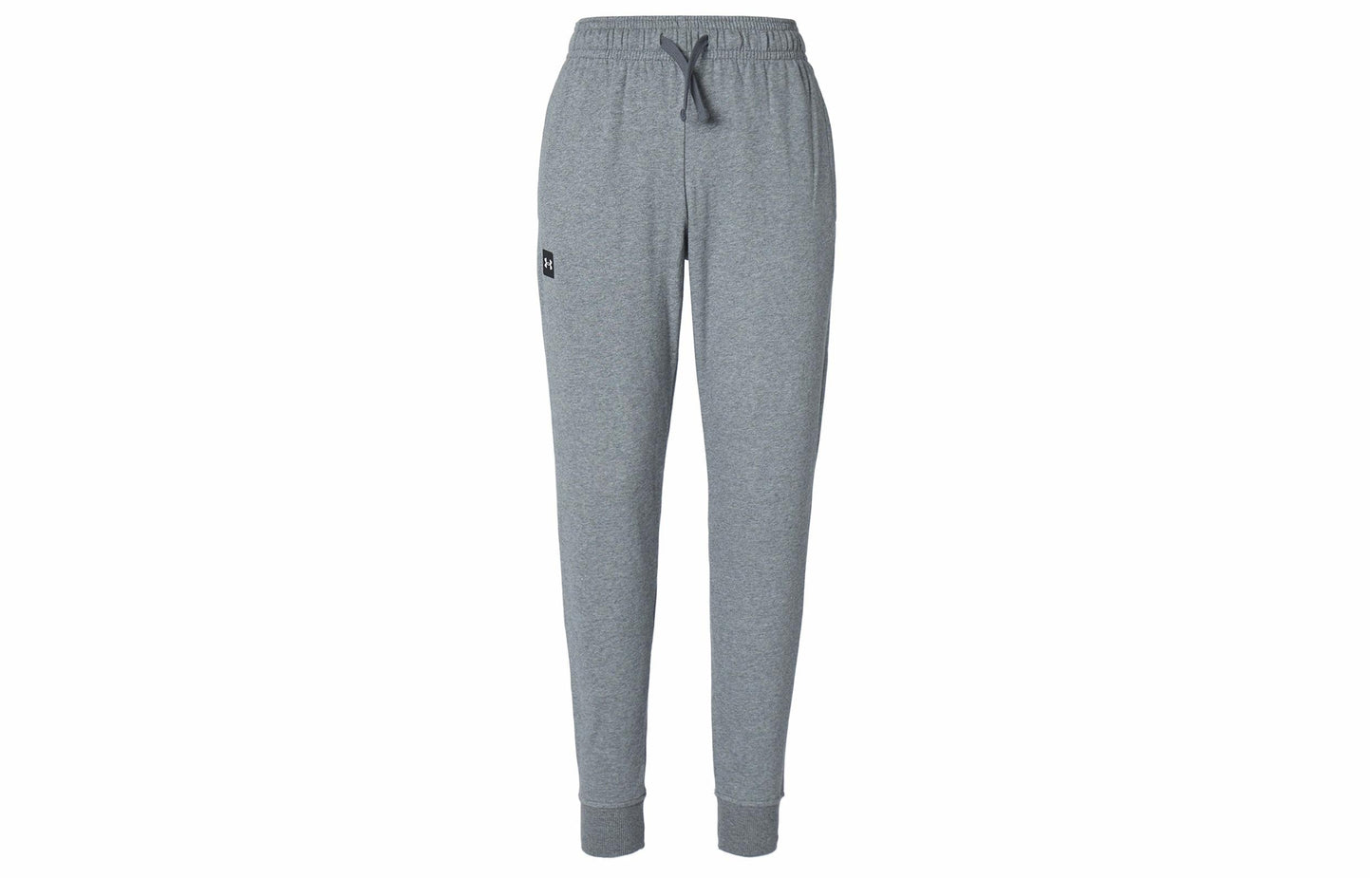 Under armour fleece mid-rise relaxed drawstring knit sweatpants men's light asphalt grey