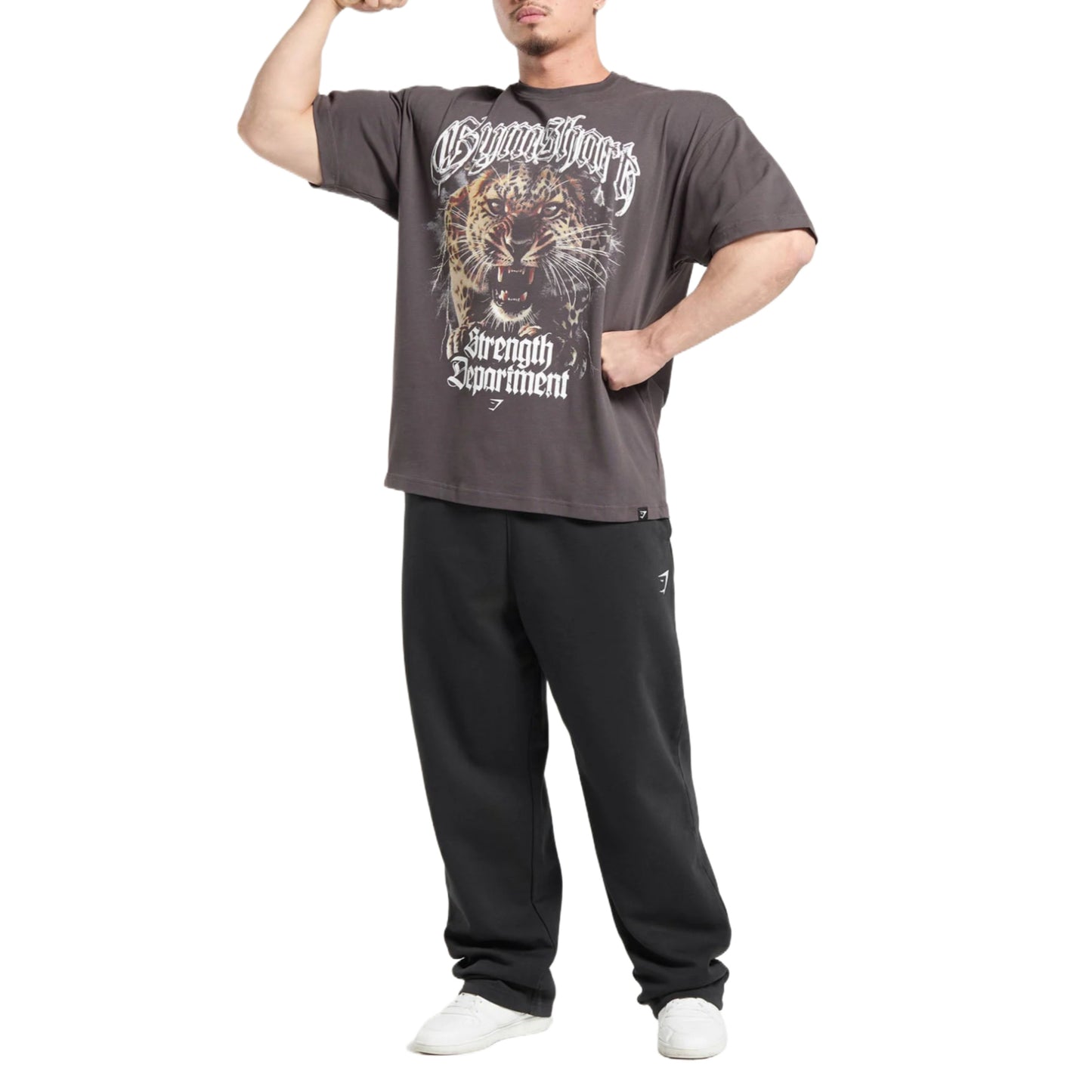 Gymshark Strength Departamenti erkaklar sport futbolkasi