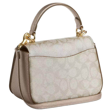 Сумка женская Coach Lysa 18 Metallic Logo Snap Button - Boxette Shop