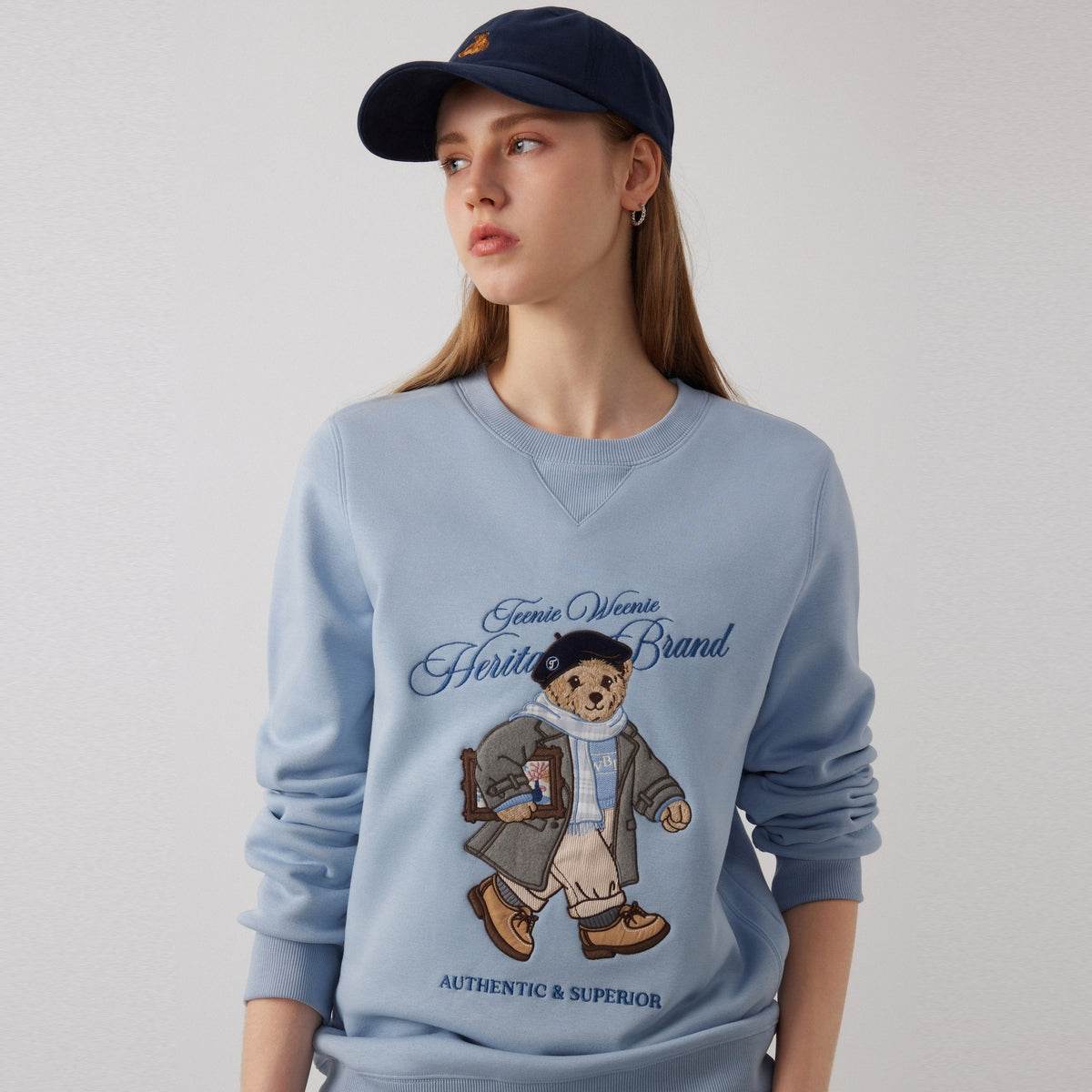 Худи женское Teenie Weenie Bear College Style - Boxette Shop