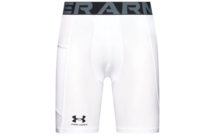 Спортивные шорты under armour heatgear andromeda strong stretch training fitness sports shorts мужские белые