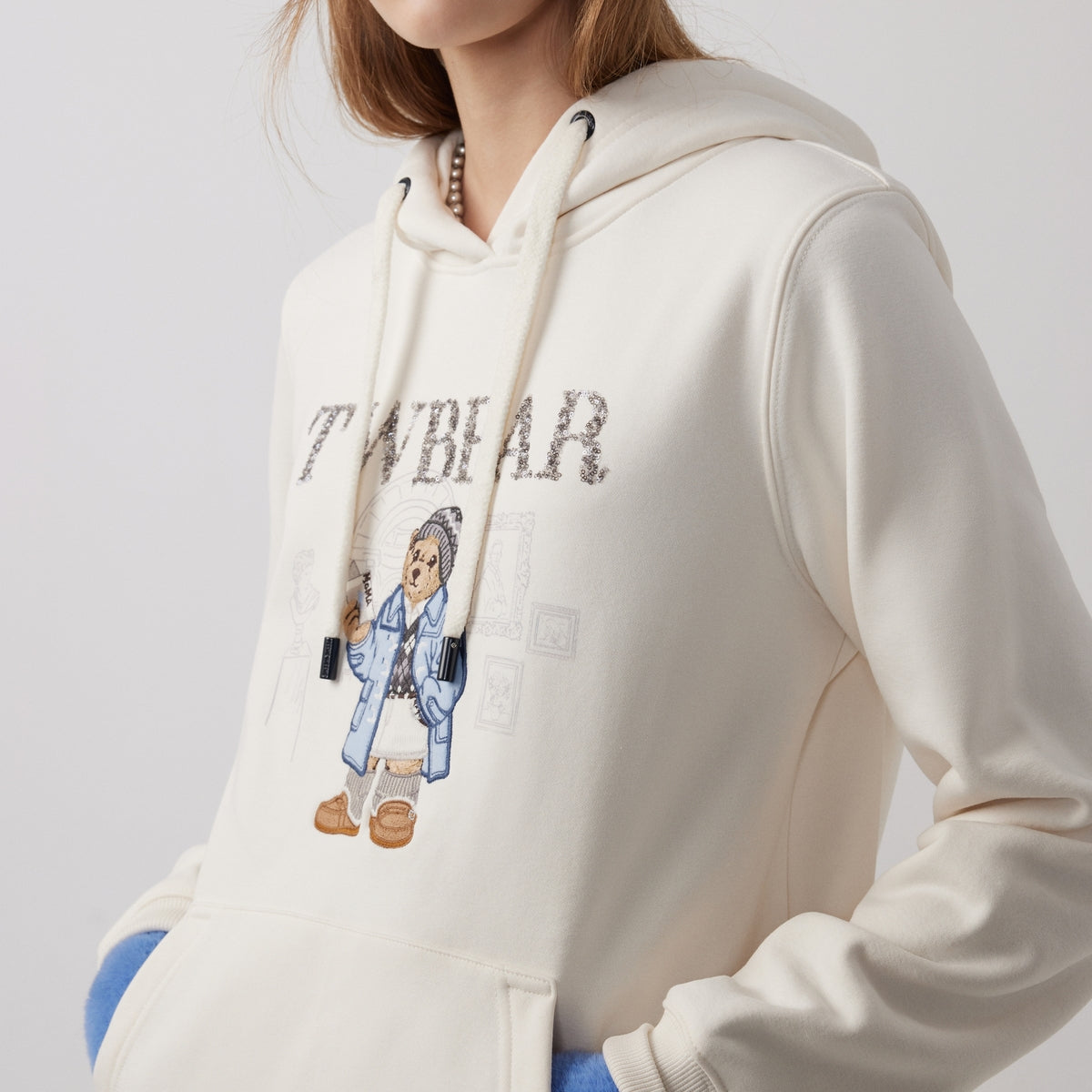 Худи женское Teenie Weenie Bear College Style