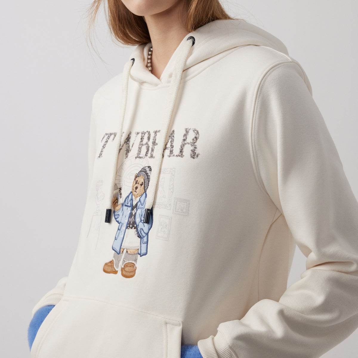 Худи женское Teenie Weenie Bear College Style - Boxette Shop
