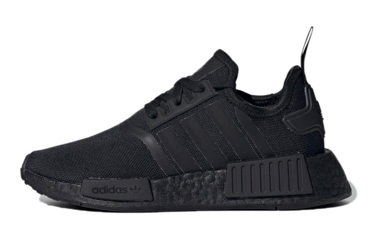 Adidas originals nmd_r1 j легкие дышащие кроссовки carbon black подростки