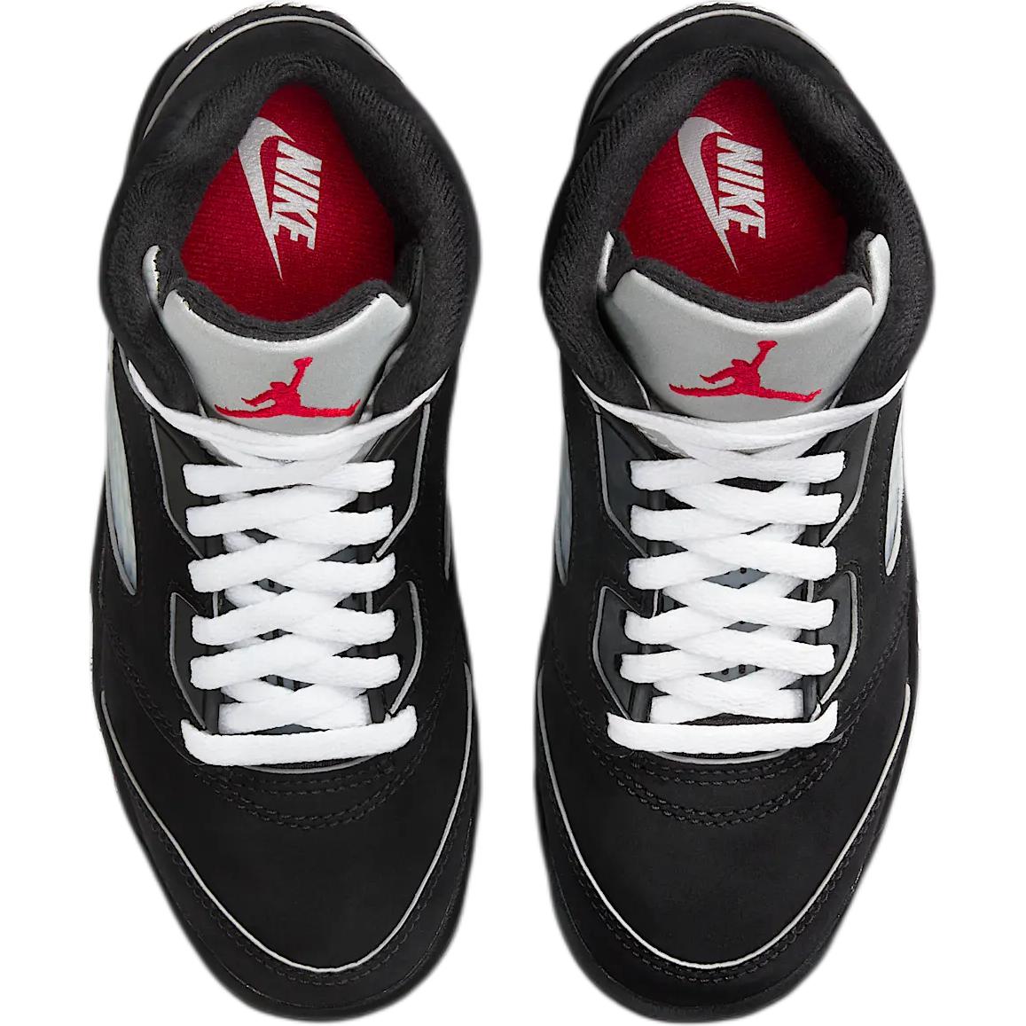 Bolalar uchun Jordan Air Jordan 5 "Qora Metalik Reimagined" krossovkalari