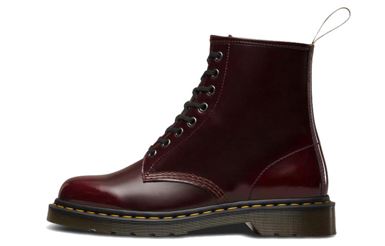 Dr.martens martin 1460 другие 8 отверстий носить круглый носок короткие ботинки мартин мужчины и женщины вишневый красный