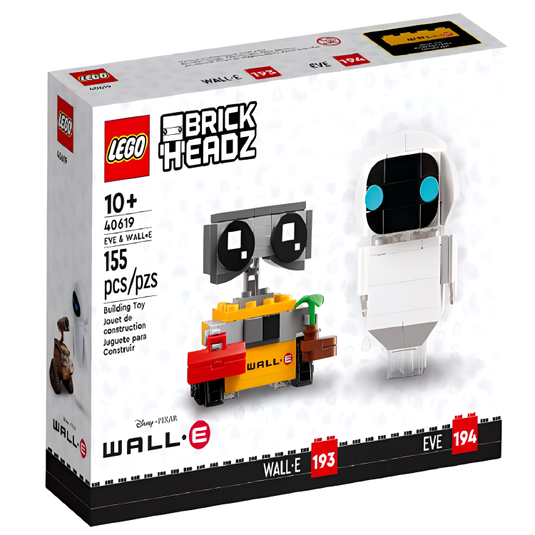 LEGO "Disney kolleksiyasi: kvadrat boshlar: Eva va WALL-E" (40619)