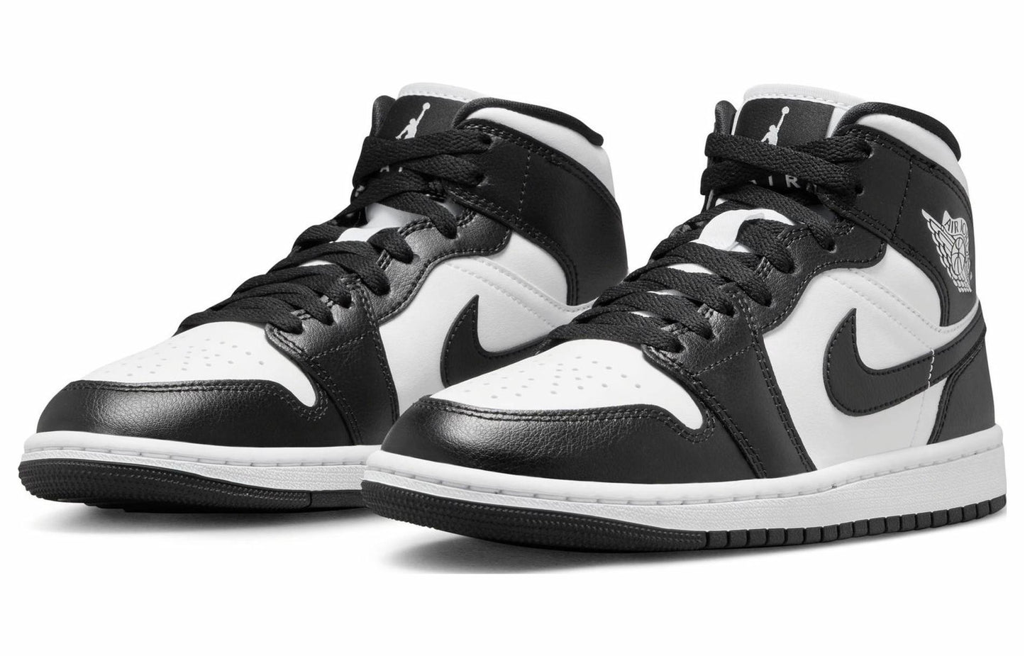 Jordan Air Jordan 1 Mid "Qora oq Panda" krossovkalari