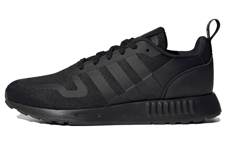 Adidas originals multix многоцелевая ткань дышащий низкий верх беговые кроссовки унисекс черный