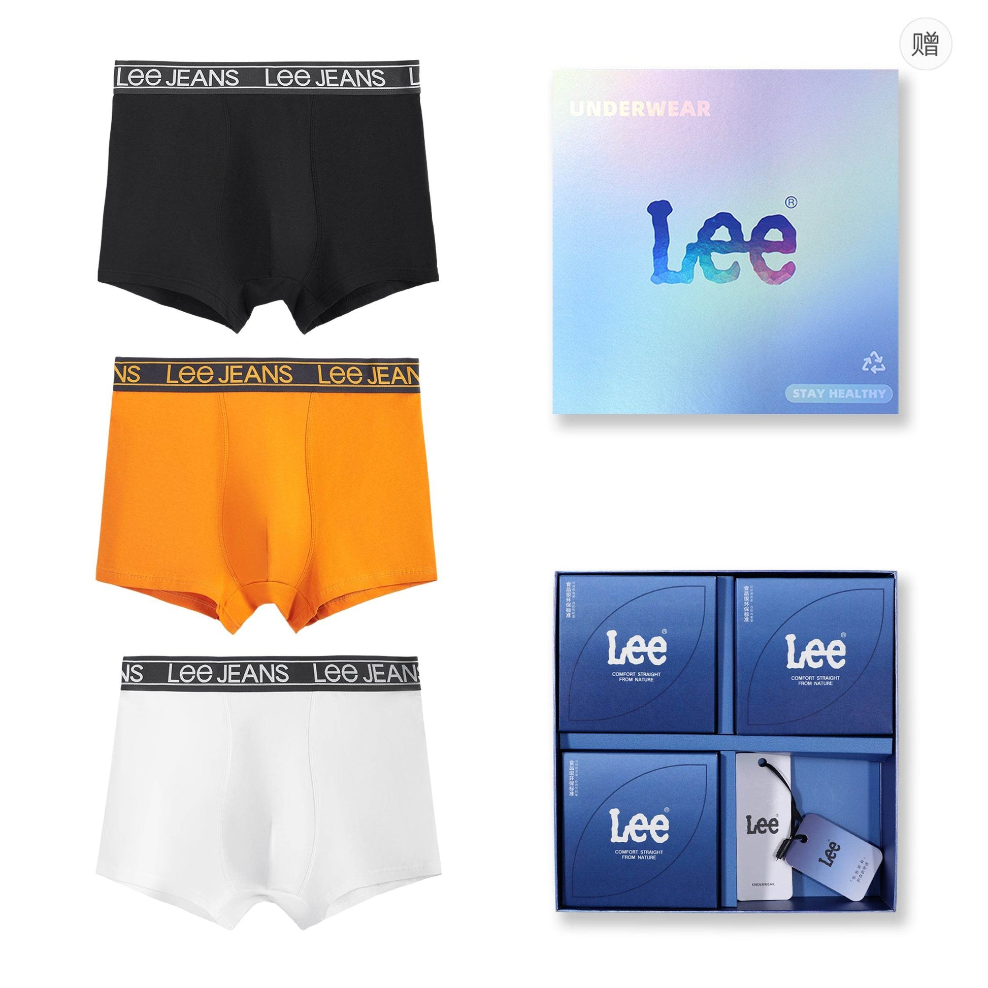 Трусы мужские Lee Cotton Alphabet Logo - Boxette Shop