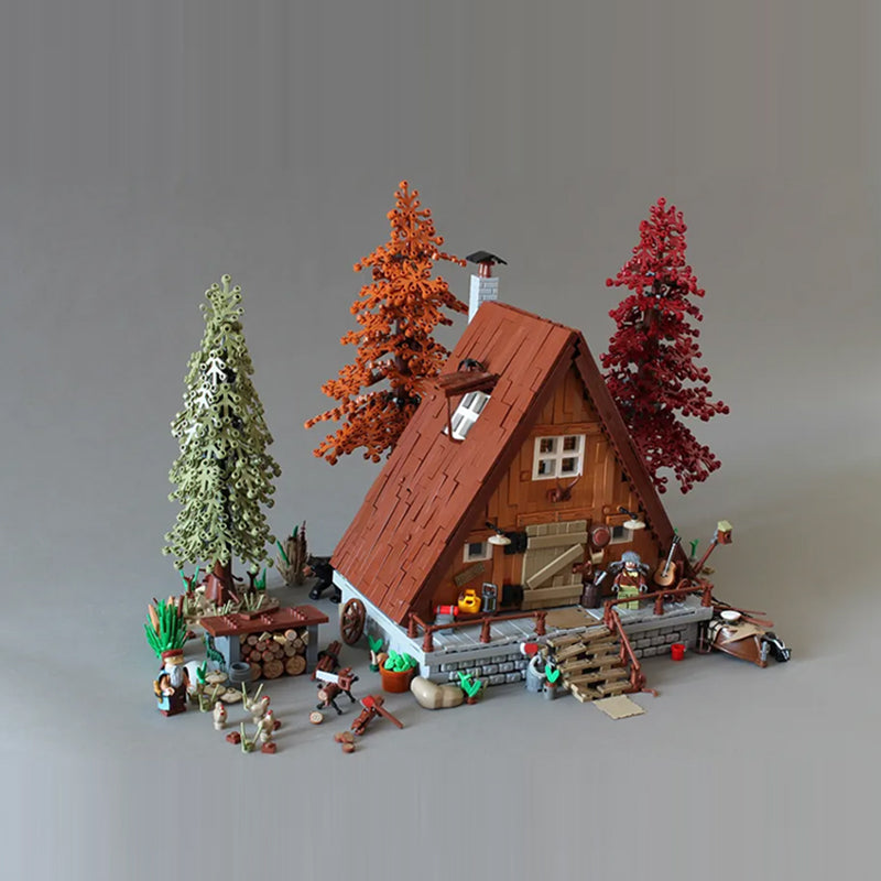 LEGO g'oyalari "O'rmon yog'och uyi" (21338)