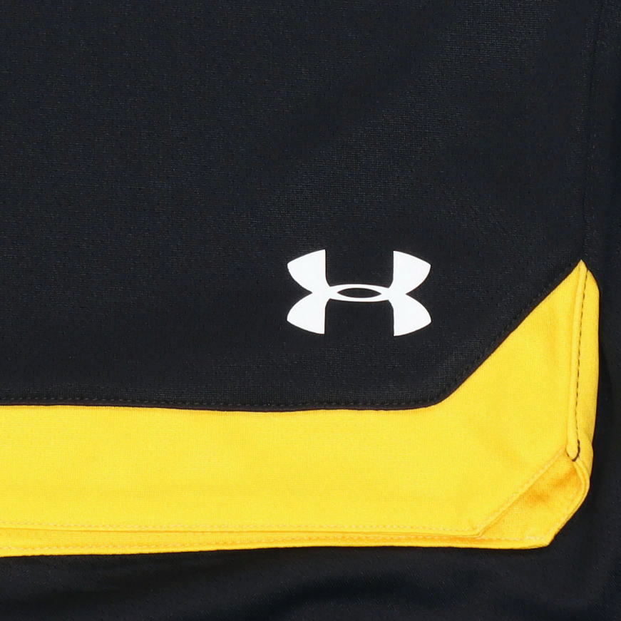 Спортивные трикотажные баскетбольные шорты under armour colour block унисекс черные