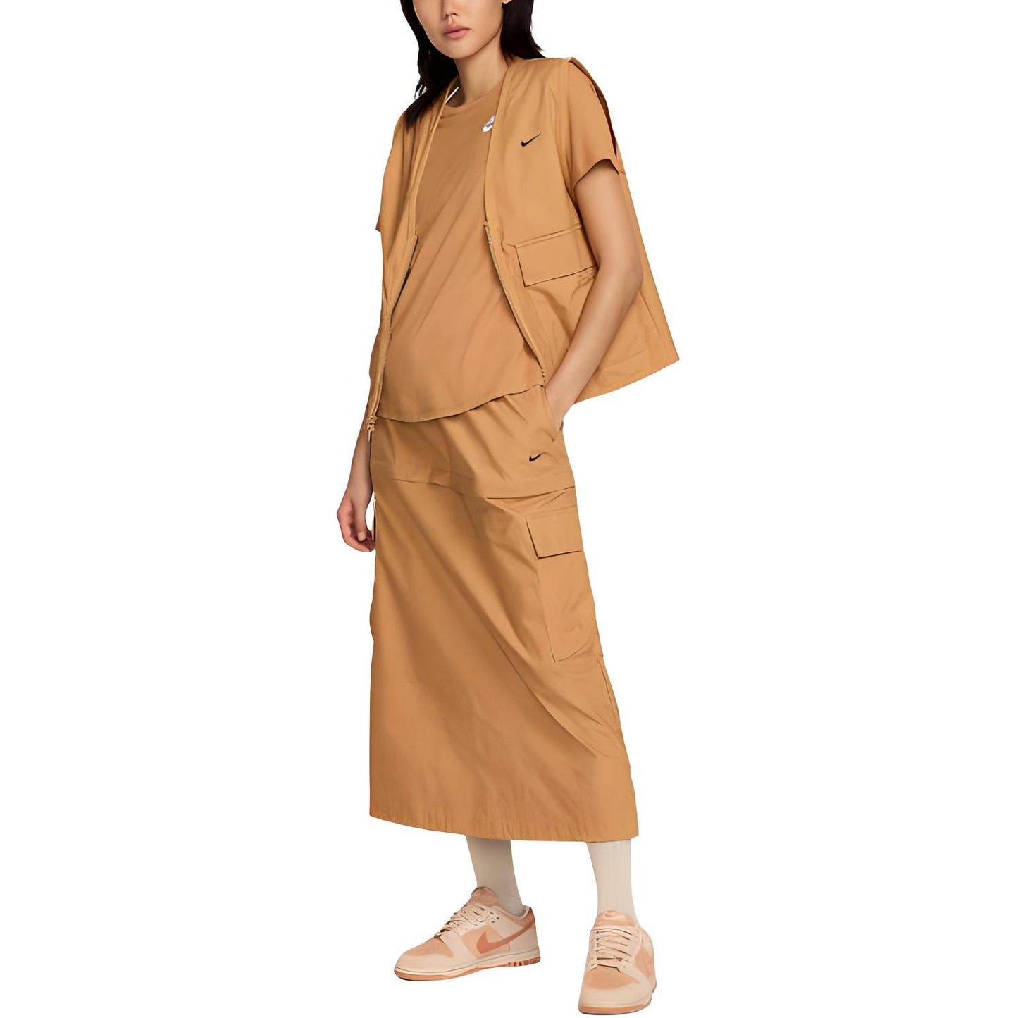 Юбка женская Nike Midi Woven Workwear Peplum
