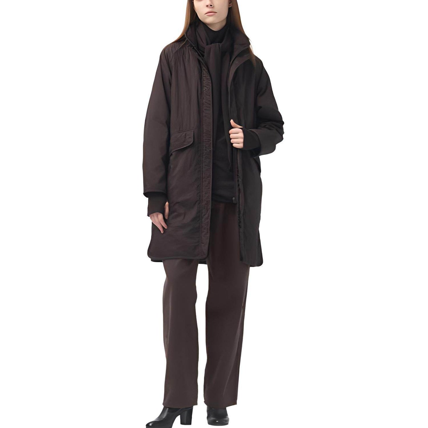 Плащ женский Uniqlo Fw24 U Series Jacketed Snap - Boxette Shop
