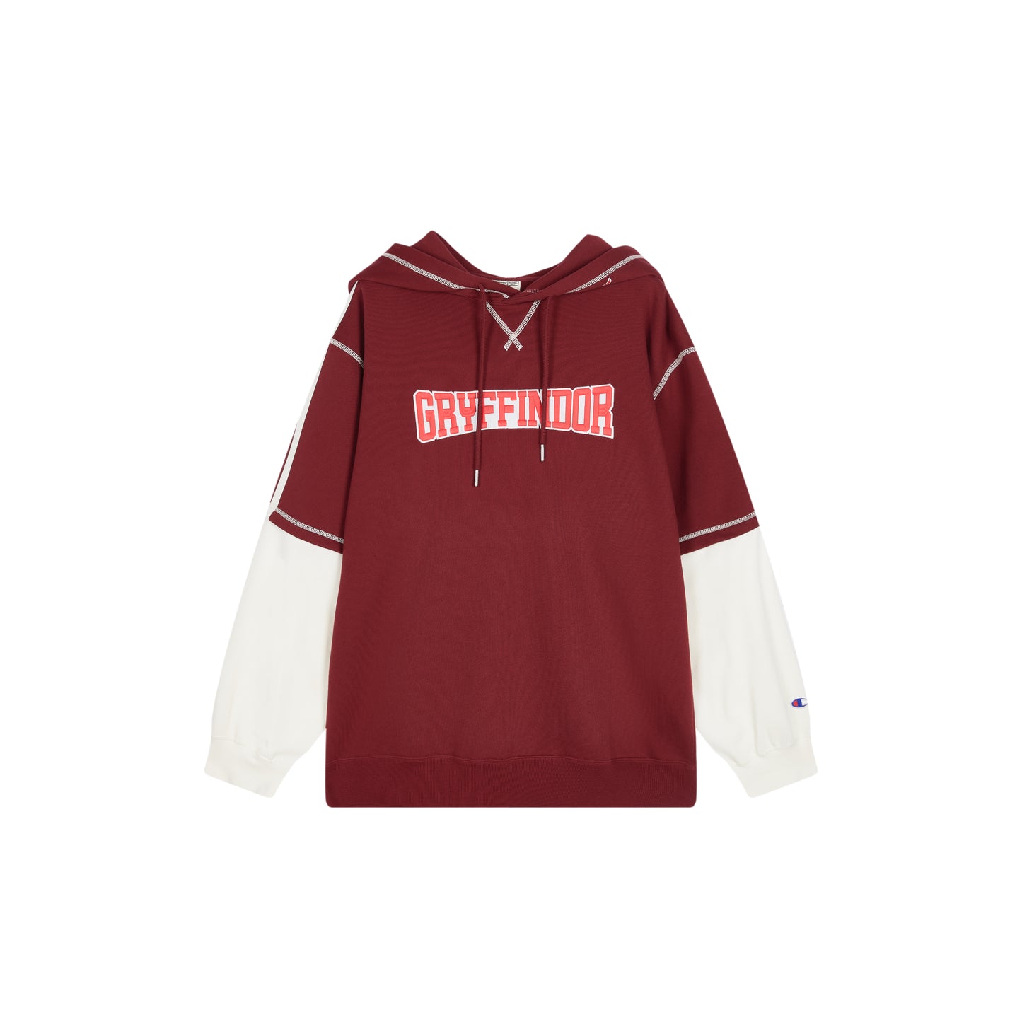 Champion x harry potter гарри поттер совместные модели fw25 пуловер с капюшоном удобный ретро классический простой универсальный мода мягкий толстовка американская версия те же модели мужчины и женщины