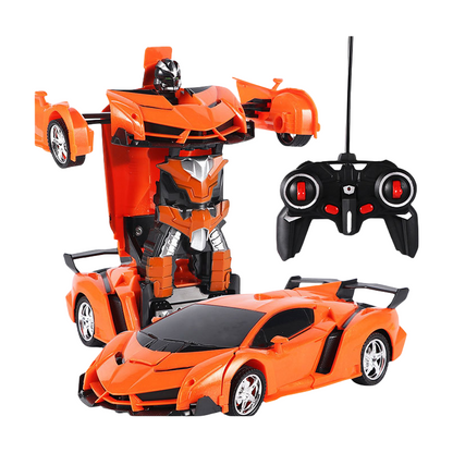 Eddo Kids One Touch masofadan boshqarish pulti transformatorli avtomobili