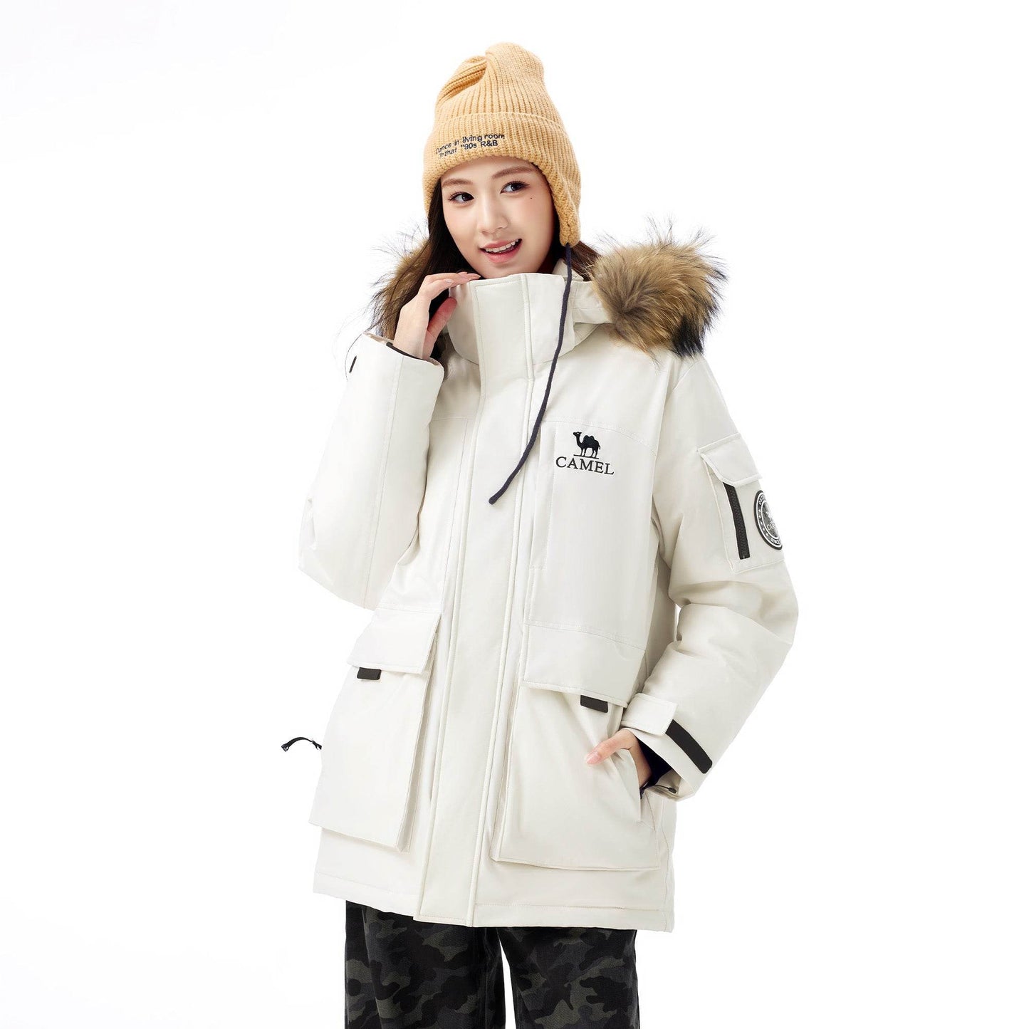 Пуховик Camel Warm Fleece Series Parker - Boxette Shop