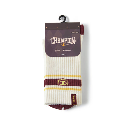 Champion x harry potter retro simple casual daily comfort patchwork colour-collision harry potter mid-calf socks men's & women's