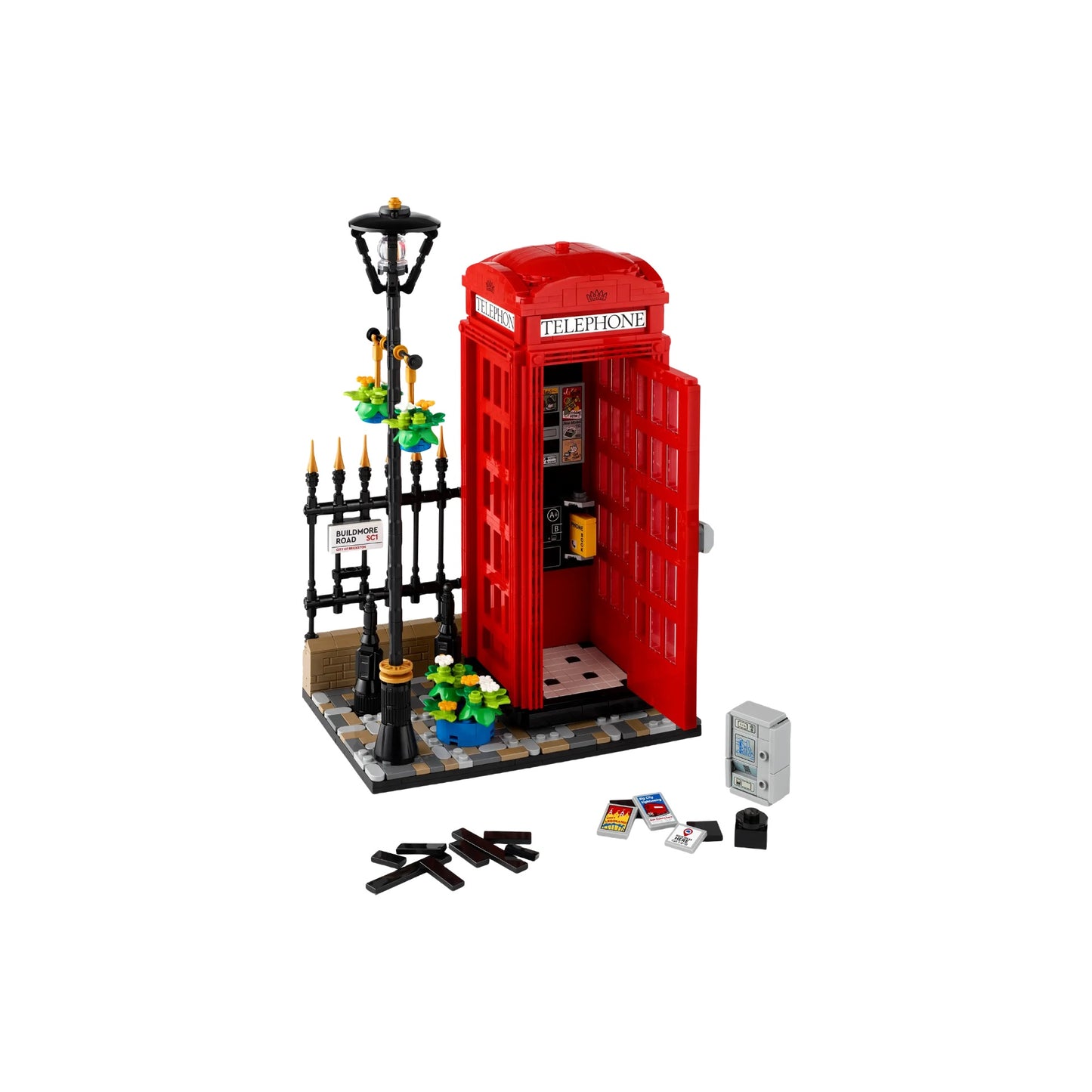LEGO Ideas London qizil telefon qutisi (21347)