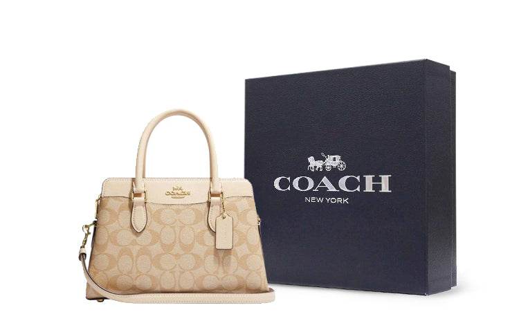 Сумка женская Coach Darcie 26 Classic Old Flower Zip - Boxette Shop