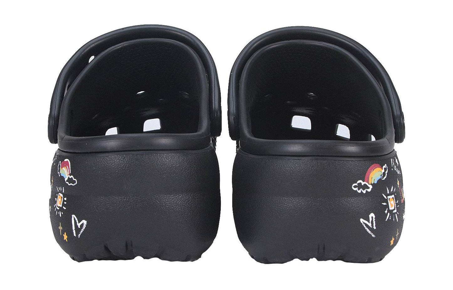 Шлепанцы женские Crocs Classic Platform Clog Lucky Rainbow - Boxette Shop