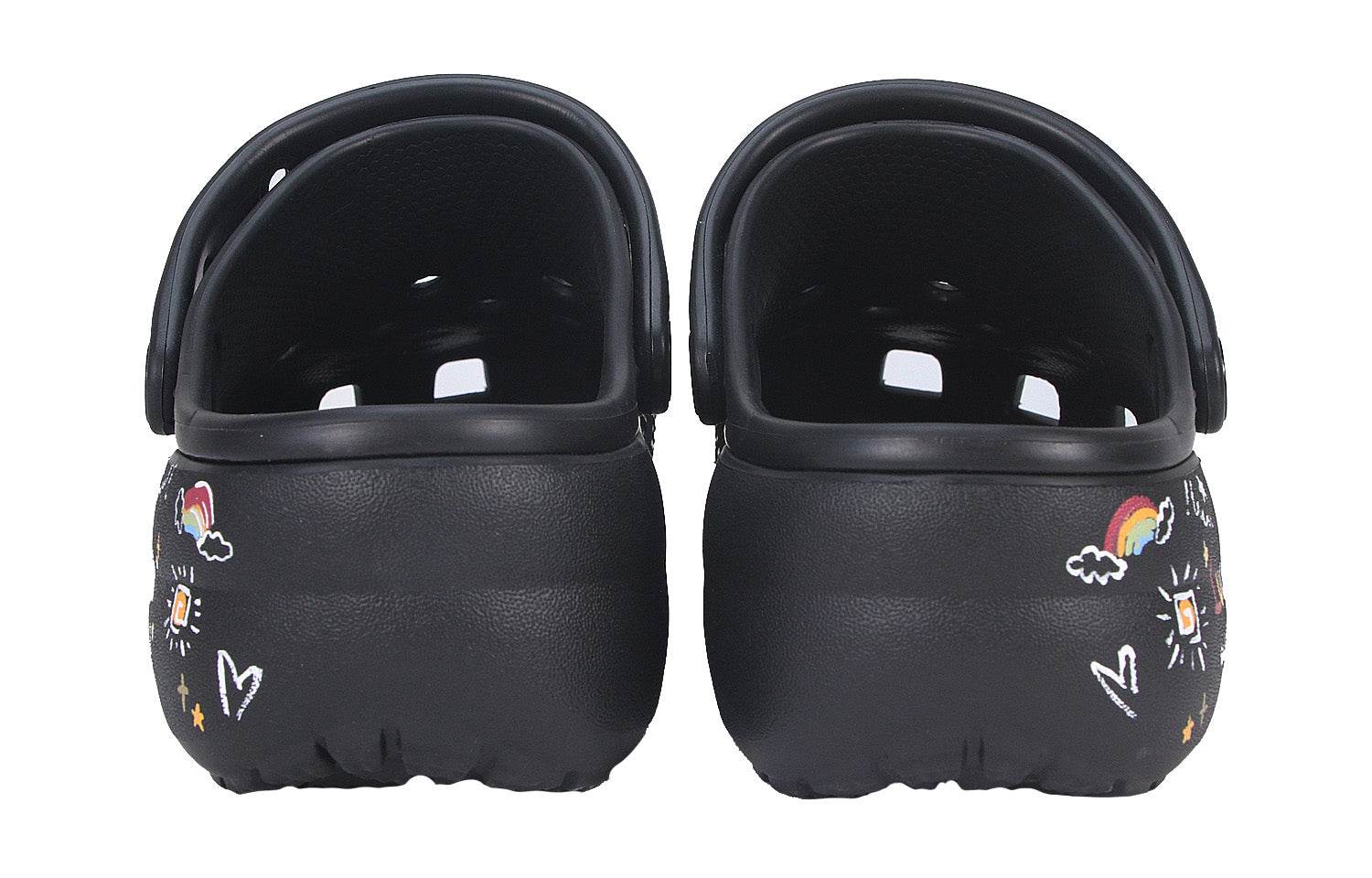 Шлепанцы женские Crocs Classic Platform Clog Lucky Rainbow - Boxette Shop