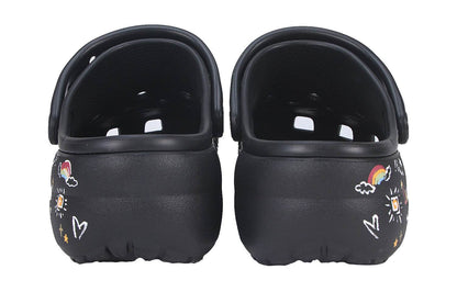 Шлепанцы женские Crocs Classic Platform Clog Lucky Rainbow - Boxette Shop