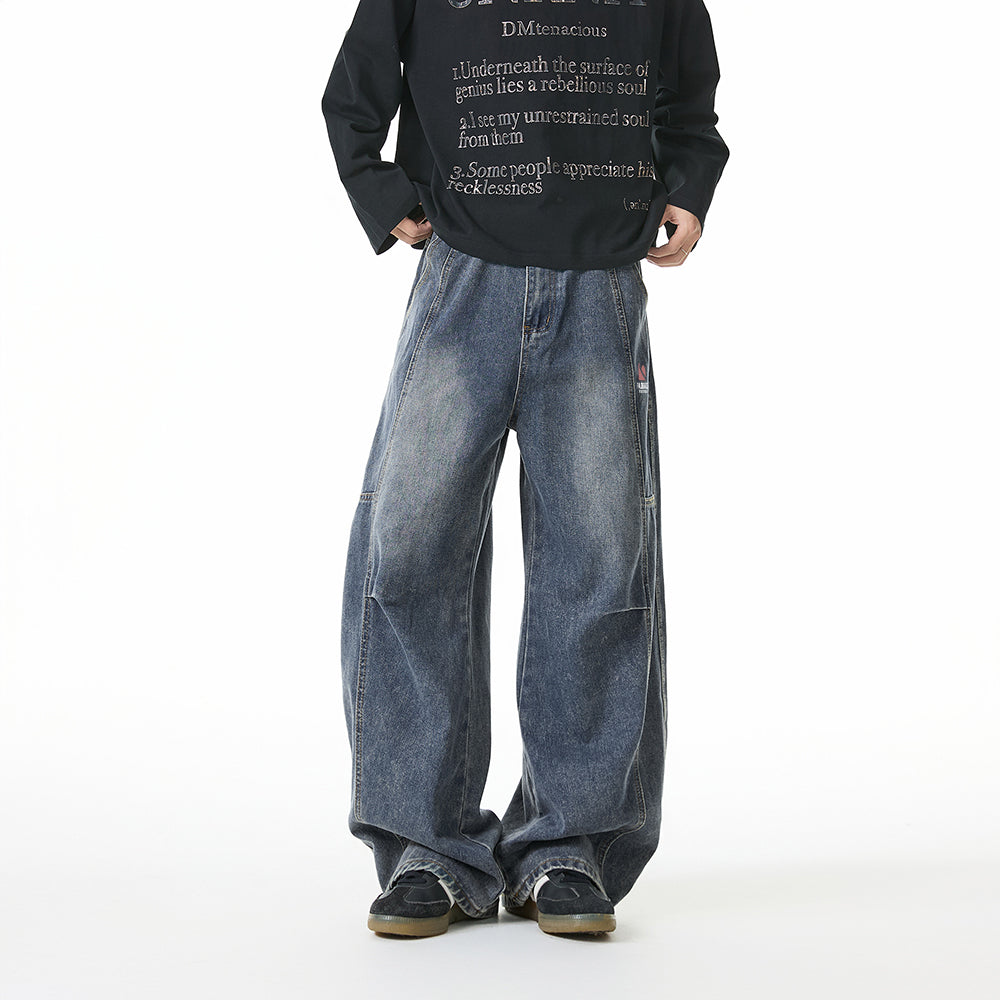 Pal ongaco pal ongaco American retro deconstruction splicing dizayn tuyg'u yuvish do eski bo'sh yuz burma pichoq shimlar harf logo bosma tide moda tasodifiy keng jinsi erkaklar va ayollar bir xil modellar bilan