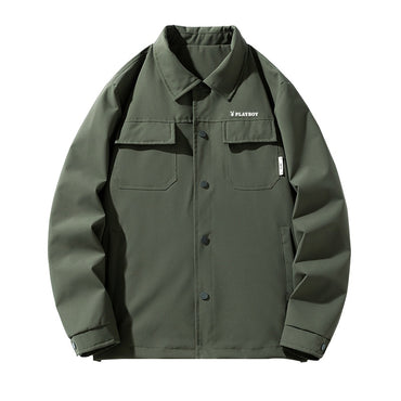 Playboy erkaklar uchun tekis rangli lapel blazer