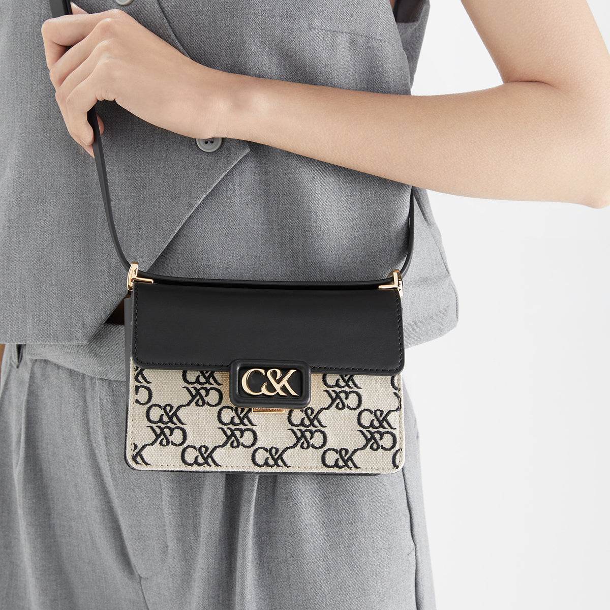 Сумка женская Charles&Keith Cognac - Boxette Shop