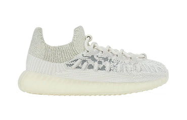 Adidas originals yeezy boost 350 v2 cmpct "slate bone" универсальные и удобные спортивные казуальные туфли на низком ходу белый серый средний маленькие дети