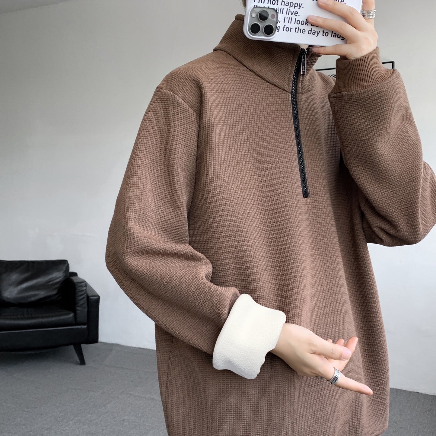 Свитшот мужской H.V.G.A Street Half-Zip