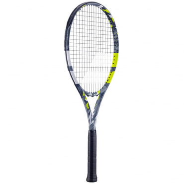Babolat Evo Aero Series 275g Og'irligi 102" Yuzaki Raketa Boshlang'ich Bardoshli Kulrang Sariq qo'shma karbonli tolali tennis raketkasi