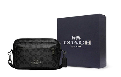 Сумка мужская Coach Elise 25 Pure Colour Letter Zipper - Boxette Shop