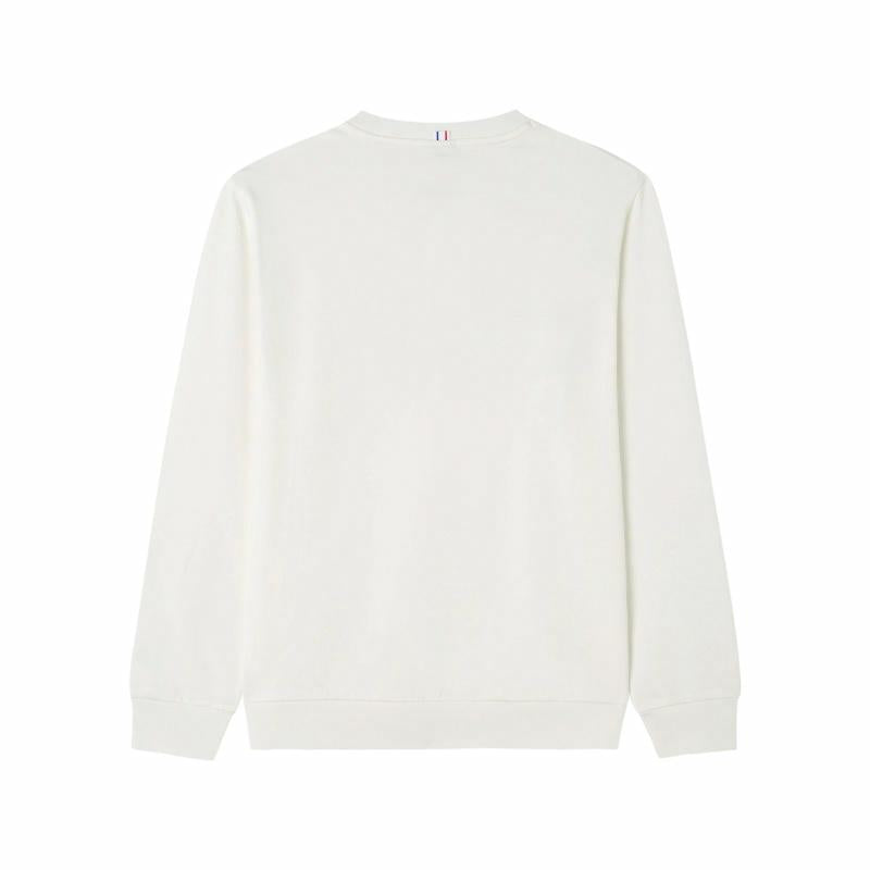 Le coq sportif trikolor to'plami sport oddiy dumaloq bo'yinli uzun yengli erkaklar sviteri