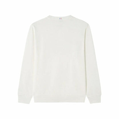 Le coq sportif trikolor to'plami sport oddiy dumaloq bo'yinli uzun yengli erkaklar sviteri