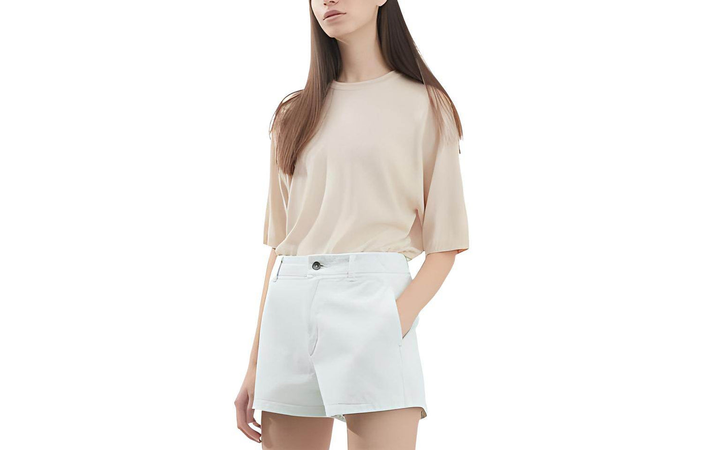 Шорты женские Uniqlo Ss23 U Series Modern Simple - Boxette Shop